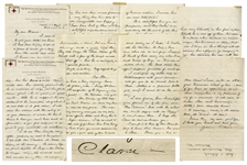 Clara Barton Autograph Letter Signed to Dr. Harriet N. Austin, a Pioneer in Womens Health -- ...he is...declared to be, incurable, all of which I do not take at its full value...